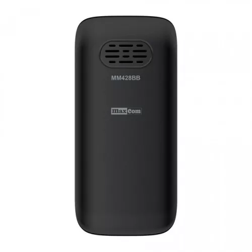 Maxcom MM428 L (Type-C) DS mobiltelefon, extra nagy gombokkal, S.O.S gombbal fekete (töltő nélkül)