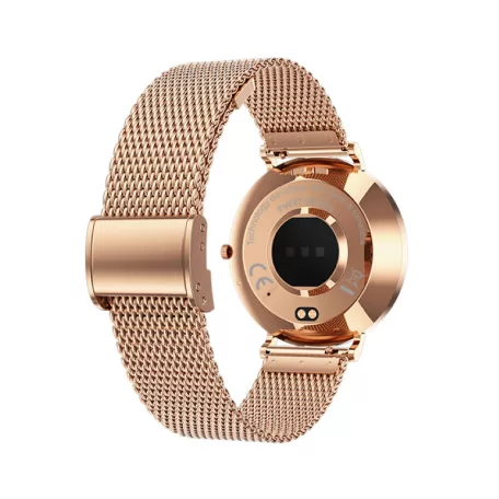 Maxcom FW27 Selen IP68 vízálló okosóra magyar nyelvű menüvel pulzus és vérnyomásmérővel Amoled kijelzővel arany