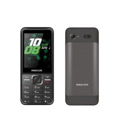   Maxcom MM244 SE fémházas mobiltelefon, dual sim-es kártyafüggetlen, fekete (magyar nyelvű menüvel)