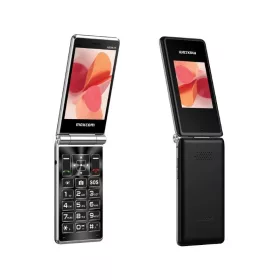   Maxcom MM835 4G kártyafüggetlen mobiltelefon, Dual Sim, extra nagy gombokkal, vészhívóval fekete (magyar nyelvű menüvel)