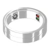 Maxcom mRing MR100 IP68 vízálló okosgyűrű ezüst 8(57mm)