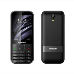   Maxcom MM334L 4G mobiltelefon, dual sim-es kártyafüggetlen, fekete 3.2 inch (magyar nyelvű menüvel)