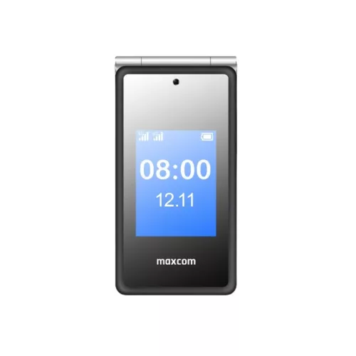 Maxcom MM835 SE 4G kártyafüggetlen mobiltelefon, Dual Sim, extra nagy gombokkal, vészhívóval fekete (magyar nyelvű menüvel)