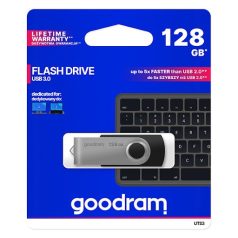   Goodram 128GB USB 3.0 fekete pendrive Artisjus matricával - UTS3-1280K0R11