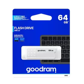   Goodram 64GB USB 2.0 fehér pendrive Artisjus matricával - UME2-0640W0R11