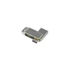 Goodram 128GB (USB-A 3.2, Type-C) ezüst pendrive Artisjus matricával - ODA3-12840S0R11