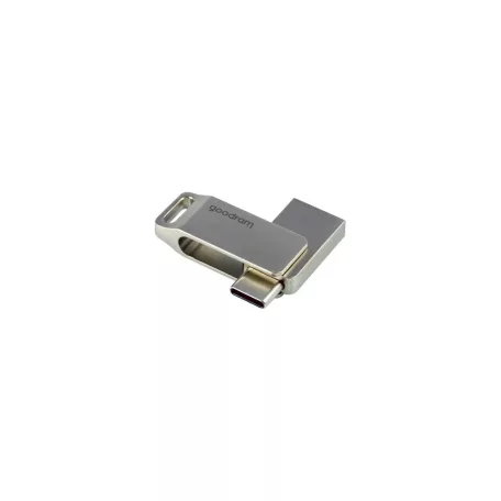 Goodram 128GB (USB-A 3.2, Type-C) ezüst pendrive Artisjus matricával - ODA3-12840S0R11