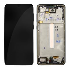   Samsung A336 Galaxy A33 5G fekete gyári LCD kijelző érintővel és kerettel