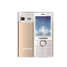 Blaupunkt FL01 mobiltelefon, kártyafüggetlen, fehér-arany