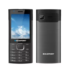   Blaupunkt FL01 mobiltelefon, kártyafüggetlen, fekete-szürke