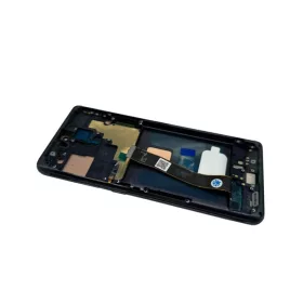   Samsung G988 Galaxy S20 Ultra (6.9) Soft Oled LCD kijelző érintővel és kerettel