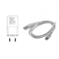   LG gyári hálózati fehér töltőfej 1,8A (MCS-04ER/04ED) micro USB adatkábellel 9W