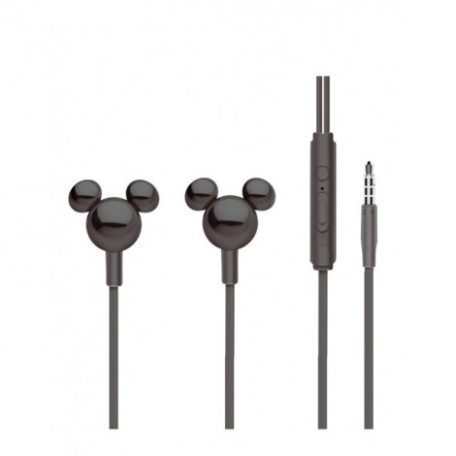 Disney sztereo headset -  3D Mickey 3,5mm jack fekete