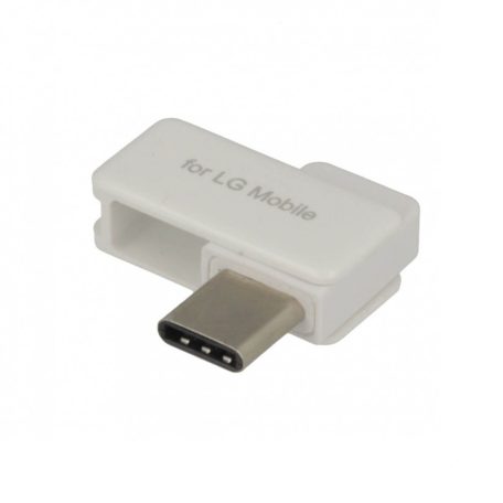 LG microUSB - USB-C OTG adapter white original
