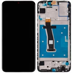   Huawei P Smart (2021) fekete LCD kijelző érintővel és kerettel