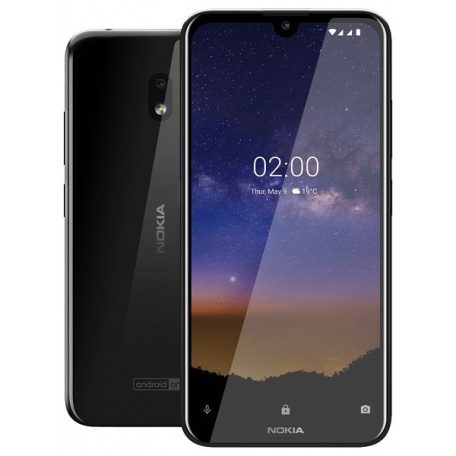 Nokia 2.2 Dual SIM kártyafüggetlen érintős mobiltelefon, fekete (Android)