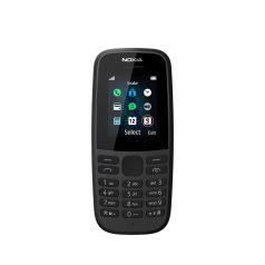   Nokia 105 (2019) Mobiltelefon, Kártyafüggetlen, Single Sim, Fekete