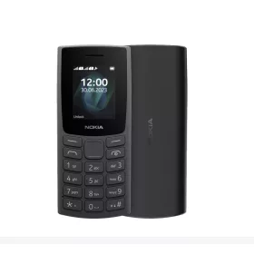   Nokia 105 (2023) nyomógombos mobiltelefon, kártyafüggetlen, dual SIM, sötétszürke