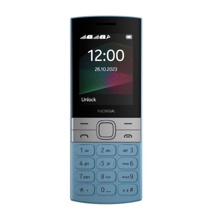 Nokia 150 (2023) Mobiltelefon, Kártyafüggetlen, Dual Sim, kék