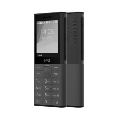 HMD (Nokia) 150 Music Mobiltelefon, Kártyafüggetlen, Dual Sim, sötétszürke