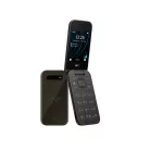 HMD (Nokia) 2660 4G Flip Mobiltelefon, Kártyafüggetlen, Dual Sim, fekete