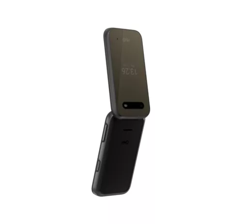 HMD (Nokia) 2660 4G Flip Mobiltelefon, Kártyafüggetlen, Dual Sim, fekete