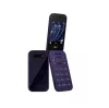 HMD (Nokia) 2660 4G Flip Mobiltelefon, Kártyafüggetlen, Dual Sim, lila