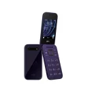 HMD (Nokia) 2660 4G Flip Mobiltelefon, Kártyafüggetlen, Dual Sim, lila