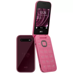   HMD (Nokia) 2660 4G Flip Mobiltelefon, Kártyafüggetlen, Dual Sim, piros