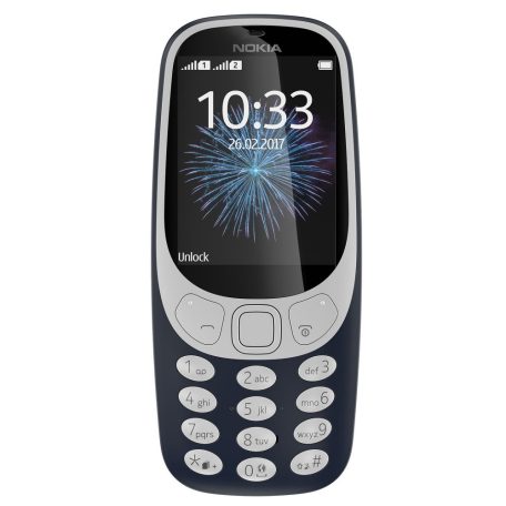 Nokia 3310 (2017) Dual Sim Mobiltelefon, Kártyafüggetlen, Kék
