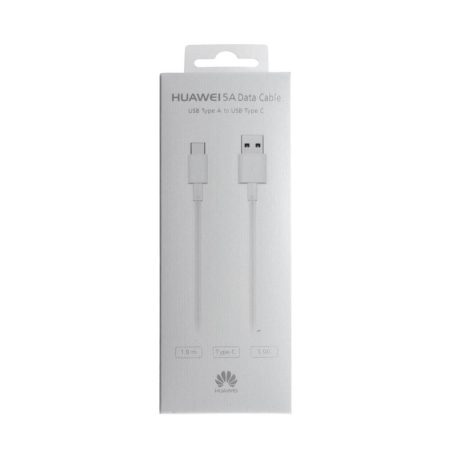 Bliszteres Huawei AP71 fehér gyári USB - Type-C 3.1 szupergyors töltő adatkábel HL1289 1m