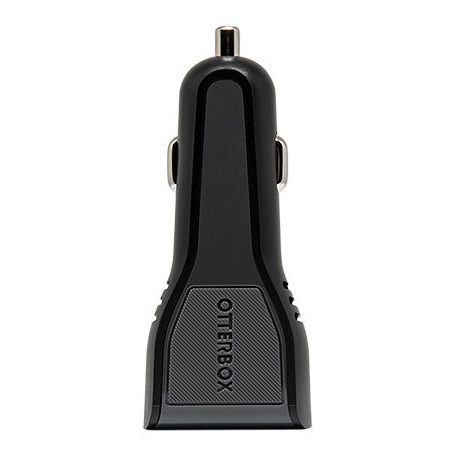Astrum CC210 v2 black car charger 2.4A 2xUSB with microUSB data cable