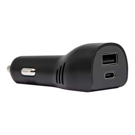 OtterBox autós dual USB 5V/5,4A/27W töltőfej (USB-C: 5V/3A/15W, USB-A: 5V/2,4A/12W)