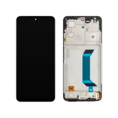   Xiaomi Redmi Note 12 5G fekete gyári LCD kijelző érintővel és kerettel (560001M17P00)