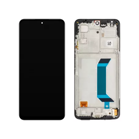 Xiaomi Redmi Note 12 5G fekete gyári LCD kijelző érintővel és kerettel (560001M17P00)
