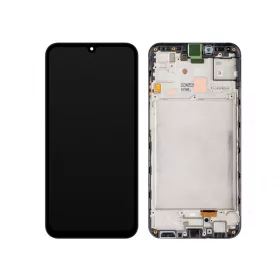   Samsung A155 / A156 Galaxy A15 4G / A15 5G fekete gyári LCD kijelző érintővel és kerettel