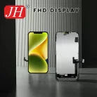 JH Apple iPhone 15 Pro (6.1) fekete LCD kijelző érintővel (FHD, removable IC)