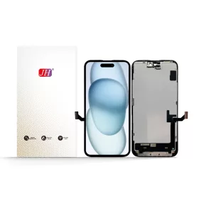   JH Apple iPhone 15 Plus (6.7) fekete LCD kijelző érintővel (removable IC)
