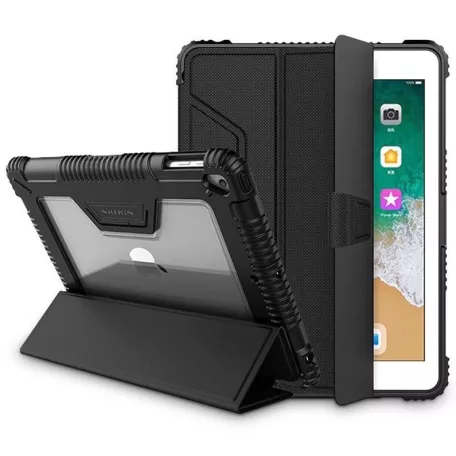 Nillkin iPad 10.2" (2019, 2020, 2021) ütésálló tablet tok fekete
