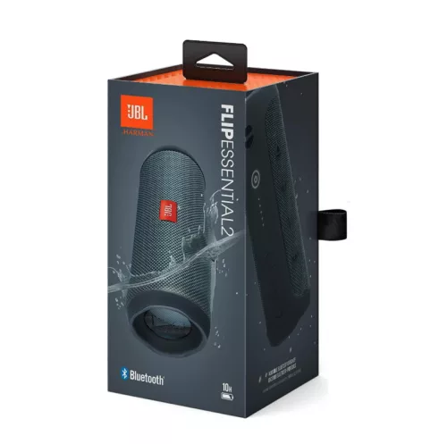 JBL Flip Essential 2 vízálló Bluetooth hangszóró, fekete