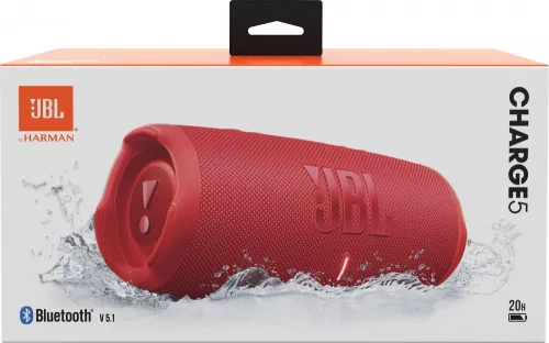 JBL Charge 5 vízálló Bluetooth hangszóró, piros