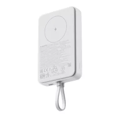   Xiaomi mágneses power bank 10000 mAh 33W vezeték nélküli töltéssel fehér BHR9822GL