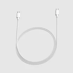   Bliszteres Xiaomi BHR0878GL fehér USB Type-C - Type-C gyorstöltő szövetbevonatos adatkábel 1m 3A