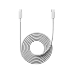   Bliszteres Xiaomi BHR087AGL fehér USB Type-C - Type-C gyorstöltő szövetbevonatos adatkábel 2m 6A