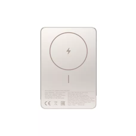 Xiaomi Super Slim Magnetic power bank 5000 mAh vezeték nélküli töltéssel arany BHR08PLGL