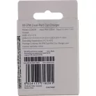 BLISZTERES Xiaomi GDS4147GL fekete gyári autós szivartöltő fej 3A 37W