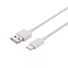   Xiaomi fehér gyári USB - Type-C gyorstöltő adatkábel 1m 3A (BHR4422GL)
