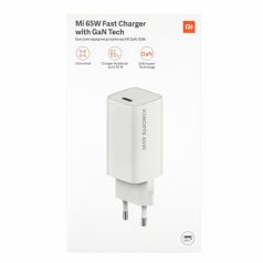   BLISZTERES Xiaomi BHR4499GL gyári hálózati fehér GaN töltőfej 5A 65W