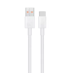   Bliszteres Xiaomi fehér gyári USB - Type-C gyorstöltő adatkábel 1m 6A (BHR6032GL)