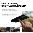 AGM H6 ütés- és vízálló 8+256GB IP68 érintős mobiltelefon, kártyafüggetlen, Dual Sim, fekete, 6,56 inch